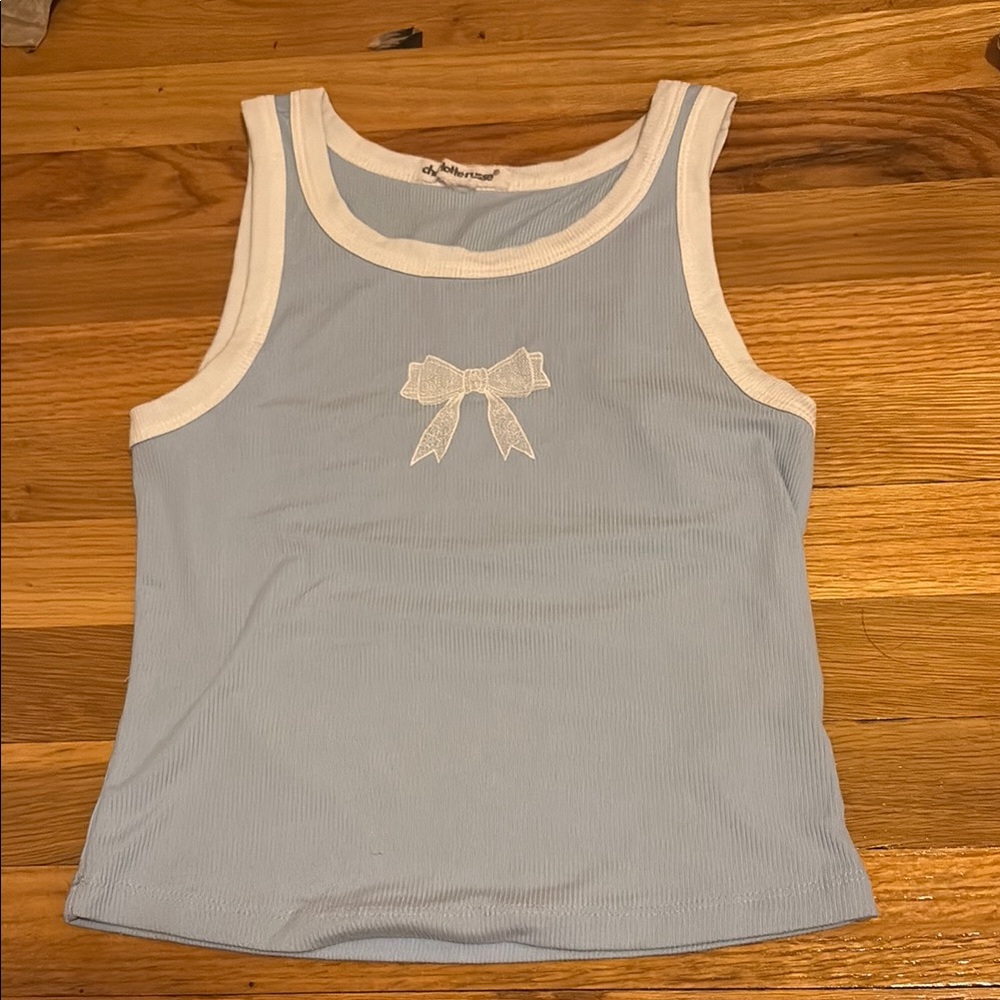 Charlotte Russe Light Blue Tank Top